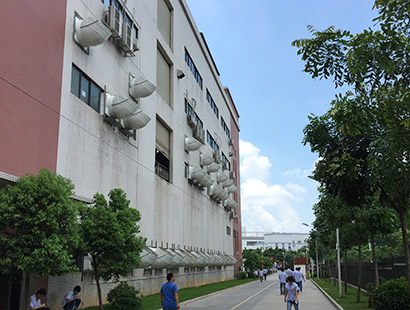 精密五金電子廠廣東長盈環(huán)?？照{(diào)安裝案例
