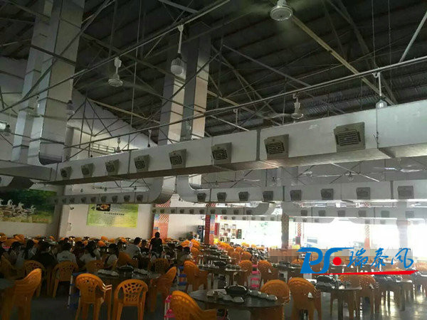 餐廳降溫解決方案——安裝潤東方環(huán)?？照{(diào)圖片